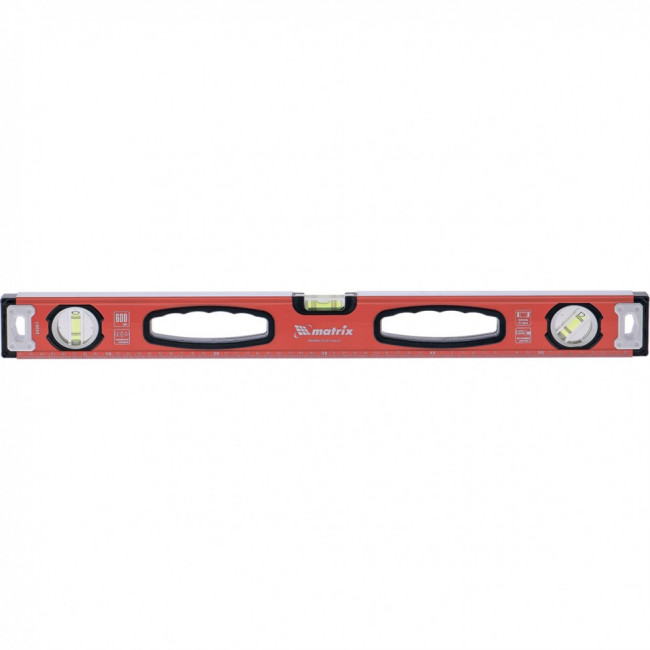 Уровень алюминиевый, фрезерованный, 3 глазка, рукоятки, 1000 мм Matrix, ( 34203 ) Уровень алюминиевый, фрезерованный, 3 глазка, рукоятки, 1000 мм Matrix, ( 34203 )