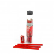 Набор карандашей малярных прямоугольных с точилкой в тубе, 175 мм, 10 шт Matrix, ( 84814 ) Набор карандашей малярных прямоугольных с точилкой в тубе, 175 мм, 10 шт Matrix, ( 84814 )