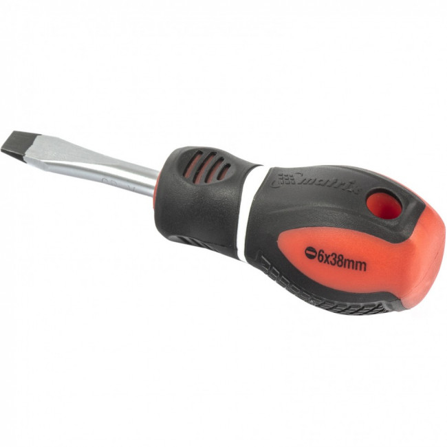 Отвертка "Era", SL6 х 38 мм, CrV, трехкомпонентная рукоятка Matrix, ( 12088 ) Отвертка "Era", SL6 х 38 мм, CrV, трехкомпонентная рукоятка Matrix, ( 12088 )
