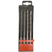 Набор буров по бетону, 5-6-8-10 х 160 мм, 4 шт, в пластиковой коробке, SDS Plus Matrix, ( 71094 ) Набор буров по бетону, 5-6-8-10 х 160 мм, 4 шт, в пластиковой коробке, SDS Plus Matrix, ( 71094 )