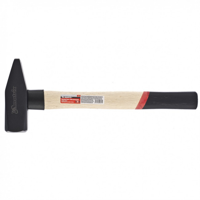 Молоток слесарный, 1500 г, квадратный боек, деревянная рукоятка Matrix, ( 10237 ) Молоток слесарный, 1500 г, квадратный боек, деревянная рукоятка Matrix, ( 10237 )