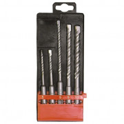 Набор буров по бетону, 5-6 х 110,6-8-10 х 160 мм, 5 шт, в пластиковой коробке, SDS Plus Matrix, ( 71095 ) Набор буров по бетону, 5-6 х 110,6-8-10 х 160 мм, 5 шт, в пластиковой коробке, SDS Plus Matrix, ( 71095 )