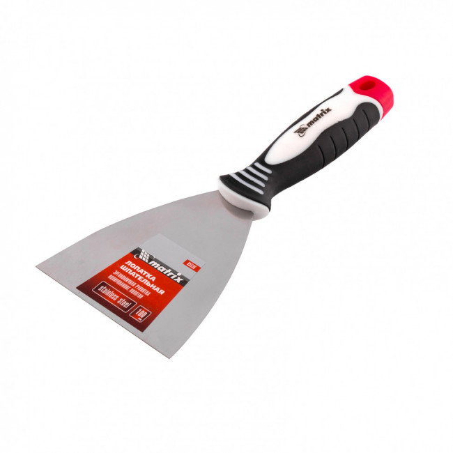 Шпательная лопатка из нержавеющей стали, 100 мм, трехкомпонентная ручка Matrix ( 85536 ) Шпательная лопатка из нержавеющей стали, 100 мм, трехкомпонентная ручка Matrix ( 85536 )