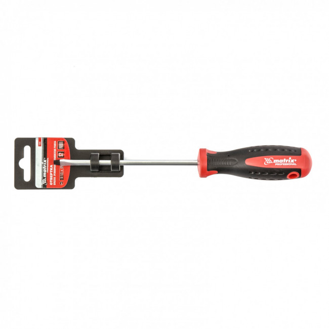 Отвертка Profi, SL5,5 х 125 мм, S2, двухкомпонентная рукоятка Matrix, ( 11816 )