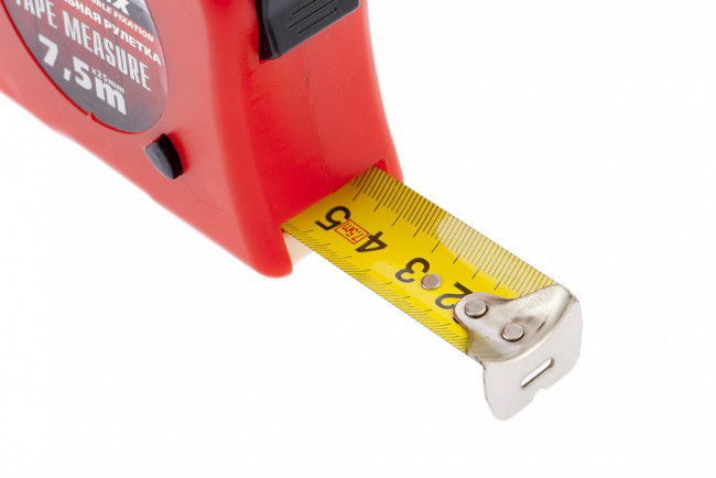 Рулетка Double fixation, 7,5 м х 25 мм, обрезиненный корпус, двойная плавная фиксация Matrix, ( 31058 ) Рулетка Double fixation, 7,5 м х 25 мм, обрезиненный корпус, двойная плавная фиксация Matrix, ( 31058 )