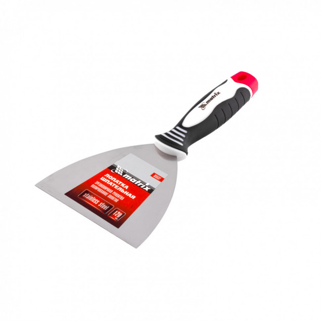 Шпательная лопатка из нержавеющей стали, 120 мм, трехкомпонентная ручка Matrix ( 85537 ) Шпательная лопатка из нержавеющей стали, 120 мм, трехкомпонентная ручка Matrix ( 85537 )