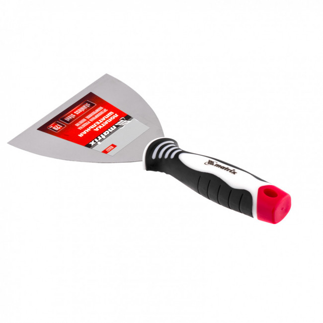 Шпательная лопатка из нержавеющей стали, 120 мм, трехкомпонентная ручка Matrix ( 85537 ) Шпательная лопатка из нержавеющей стали, 120 мм, трехкомпонентная ручка Matrix ( 85537 )