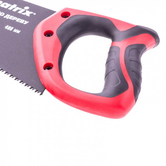 Ножовка по дереву, 400 мм, 7-8 TPI, зуб-3D, каленый зуб, тефлоновое покрытие полотна, двухкомпонентная рукоятка Matrix, ( 23549 ) Ножовка по дереву, 400 мм, 7-8 TPI, зуб-3D, каленый зуб, тефлоновое покрытие полотна, двухкомпонентная рукоятка Matrix, ( 23549 )