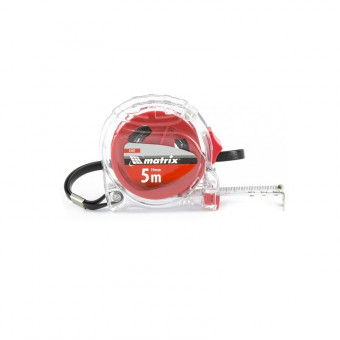 Рулетка Crystal, 5 м х 19 мм, корпус из поликарбоната Matrix, ( 31072 ) Рулетка Crystal, 5 м х 19 мм, корпус из поликарбоната Matrix, ( 31072 )