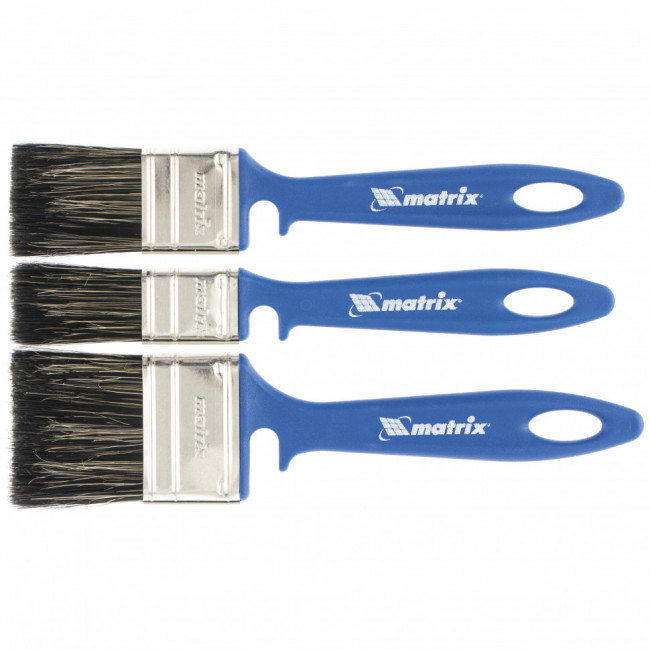 Набор кистей «Водные краски» 25 мм, 35 мм, 50 мм Color Line пластик Matrix ( 83349 ) Набор кистей «Водные краски» 25 мм, 35 мм, 50 мм Color Line пластик Matrix ( 83349 )