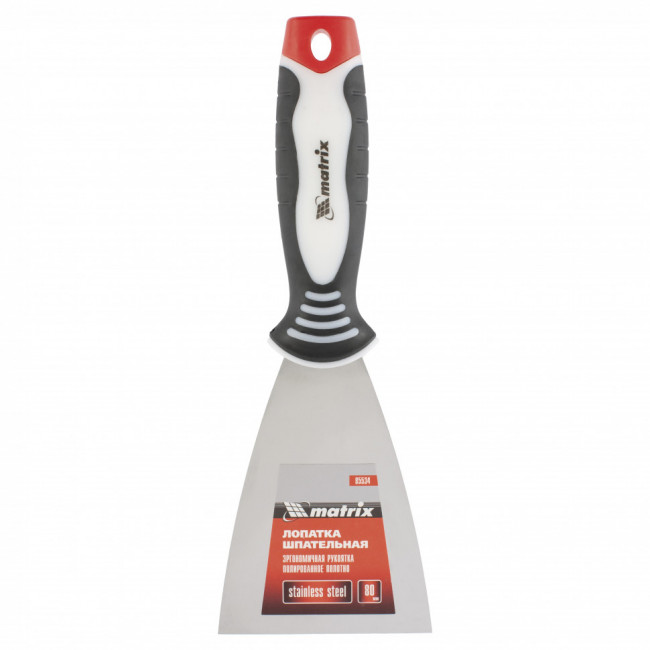 Шпательная лопатка из нержавеющей стали, 150 мм, трехкомпонентная ручка Matrix ( 85538 ) Шпательная лопатка из нержавеющей стали, 150 мм, трехкомпонентная ручка Matrix ( 85538 )