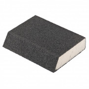Губка для шлифования, 120 х 90 х 25 мм, трапеция, мягкая, P 60 Matrix, ( 75728 ) Губка для шлифования, 120 х 90 х 25 мм, трапеция, мягкая, P 60 Matrix, ( 75728 )