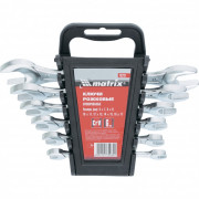Набор ключей рожковых, 6 -17 мм, 6 шт, CrV, хромированные Matrix, ( 15231 ) Набор ключей рожковых, 6 -17 мм, 6 шт, CrV, хромированные Matrix, ( 15231 )