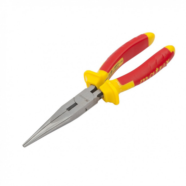 Длинногубцы прямые Insulated, 200 мм, двухкомпонентные рукоятки Matrix Professional, ( 17103 ) Длинногубцы прямые Insulated, 200 мм, двухкомпонентные рукоятки Matrix Professional, ( 17103 )