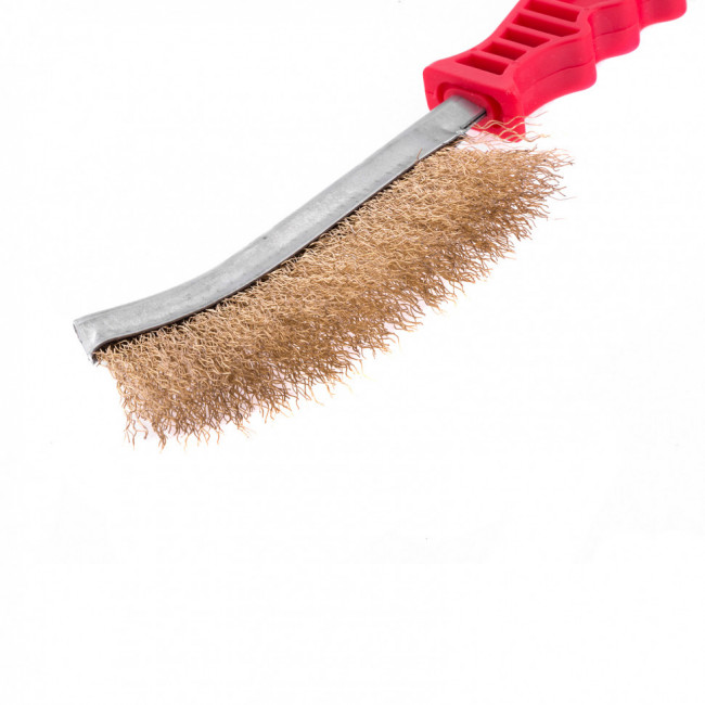 Щетка металлическая латунированная, пластиковая ручка Matrix, ( 74827 ) Щетка металлическая латунированная, пластиковая ручка Matrix, ( 74827 )