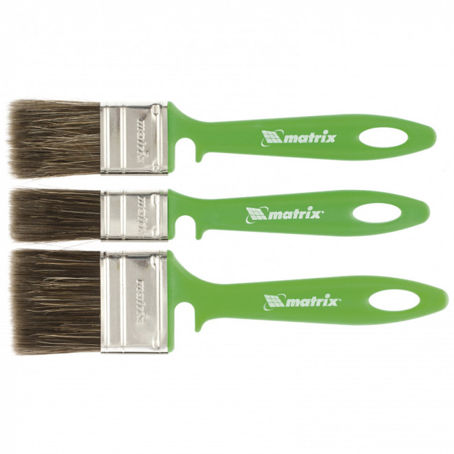 Набор кистей «Работы по дереву» 25 мм, 35 мм, 50 мм Color Line пластик Matrix ( 83379 ) Набор кистей «Работы по дереву» 25 мм, 35 мм, 50 мм Color Line пластик Matrix ( 83379 )