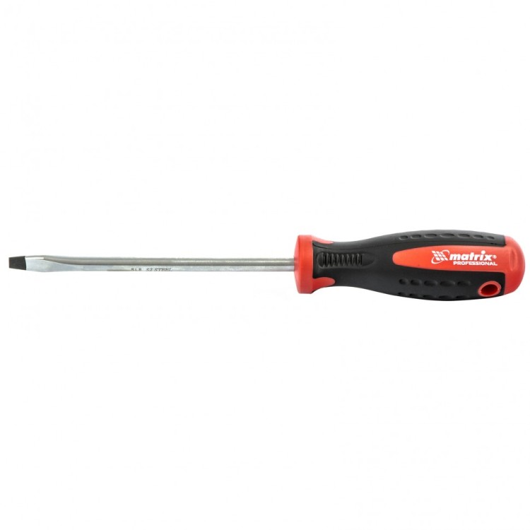 Отвертка Profi, SL8 х 150 мм, S2, двухкомпонентная рукоятка Matrix, ( 11830 )