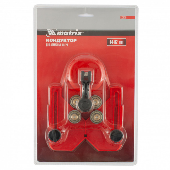 Кондуктор для алмазных сверл 14-82 мм Matrix, ( 72830 ) Кондуктор для алмазных сверл 14-82 мм Matrix, ( 72830 )