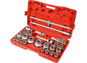 Набор торцевых головок, квадрат, 3/4-1, головки 21 х 65 мм, 26 предметов, пластиковый бокс Matrix, ( 13539 ) Набор торцевых головок, квадрат, 3/4-1, головки 21 х 65 мм, 26 предметов, пластиковый бокс Matrix, ( 13539 )