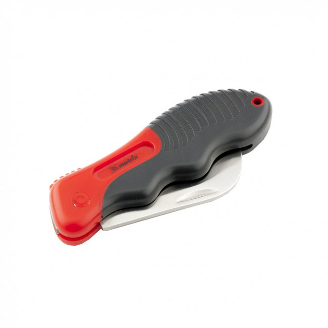 Нож электрика, складной, изогнутое лезвие, эргономичная двухкомпонентная рукоятка Matrix, ( 78986 ) Нож электрика, складной, изогнутое лезвие, эргономичная двухкомпонентная рукоятка Matrix, ( 78986 )