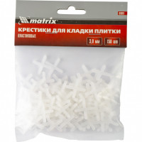 Крестики, 3 мм, для кладки плитки, упаковка 150 шт Matrix, ( 88091 )