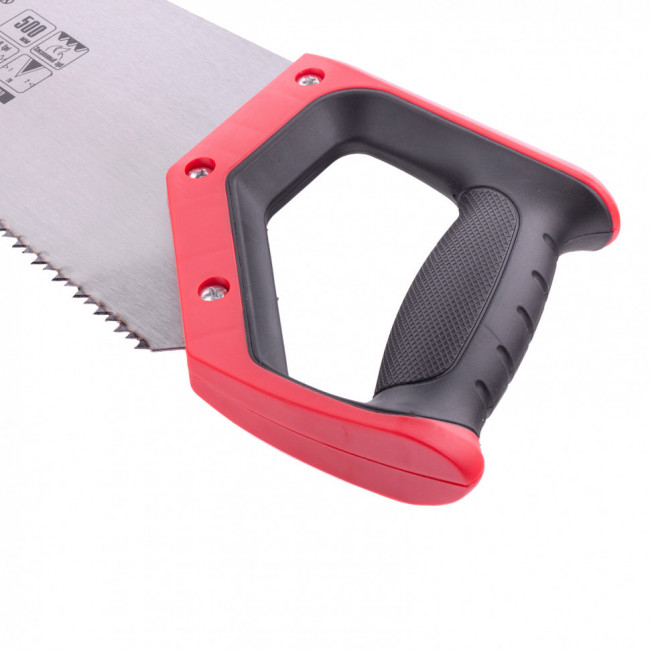 Ножовка по дереву, 500 мм, волновая вырубка, 3-4 TPI, каленый зуб 2D, двухкомпонентная рукоятка Matrix Master, ( 23560 ) Ножовка по дереву, 500 мм, волновая вырубка, 3-4 TPI, каленый зуб 2D, двухкомпонентная рукоятка Matrix Master, ( 23560 )