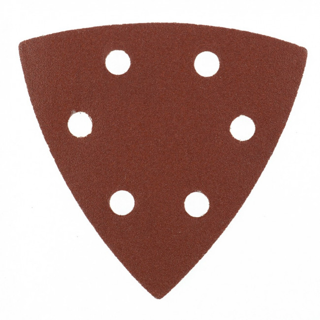 Треугольник абразивный на ворсовой подложке под "липучку", перфорированный, P 180, 93 мм, 5 шт Matrix, ( 73864 ) Треугольник абразивный на ворсовой подложке под "липучку", перфорированный, P 180, 93 мм, 5 шт Matrix, ( 73864 )