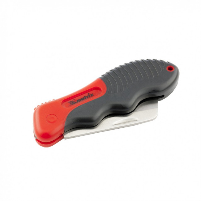 Нож электрика, складной, прямое лезвие, эргономичная двухкомпонентная рукоятка Matrix, ( 78987 ) Нож электрика, складной, прямое лезвие, эргономичная двухкомпонентная рукоятка Matrix, ( 78987 )