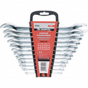 Набор ключей рожковых 12 шт, (6-32мм), CrV, Elliptical, зеркальное хромирование Matrix Master, ( 15242 ) Набор ключей рожковых 12 шт, (6-32мм), CrV, Elliptical, зеркальное хромирование Matrix Master, ( 15242 )