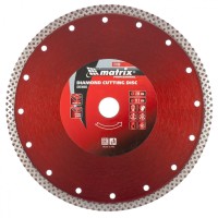 Диск алмазный, отрезной сплошной, 230 х 22,2 мм, сухая резка Matrix Professional, ( 73136 )