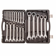 Набор ключей комбинированных, трещоточных 22 шт. Matrix ( 14799 ) Набор ключей комбинированных, трещоточных 22 шт. Matrix ( 14799 )