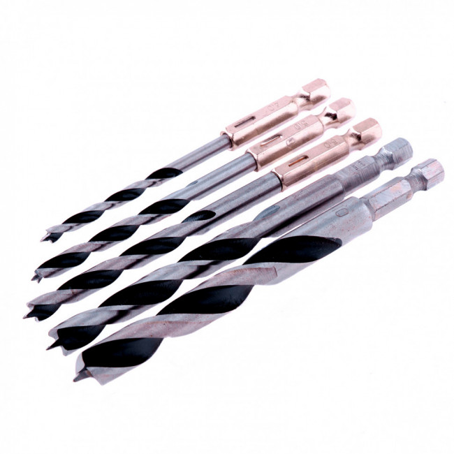 Набор сверл по дереву, 4-5-6-8-10 мм, 5 шт, шестигранный хвостовик, пластиковый кейс, Matrix, ( 70283 ) Набор сверл по дереву, 4-5-6-8-10 мм, 5 шт, шестигранный хвостовик, пластиковый кейс, Matrix, ( 70283 )