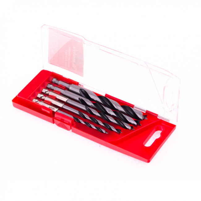 Набор сверл по дереву, 4-5-6-8-10 мм, 5 шт, шестигранный хвостовик, пластиковый кейс, Matrix, ( 70283 ) Набор сверл по дереву, 4-5-6-8-10 мм, 5 шт, шестигранный хвостовик, пластиковый кейс, Matrix, ( 70283 )