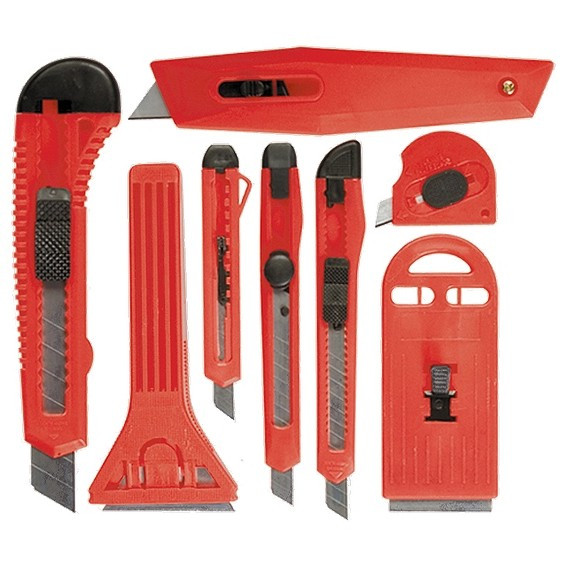 Набор ножей, выдвижные лезвия, 9 мм-3 шт, 18 мм-2 шт, скребки 40 и 52 мм Matrix, ( 78991 ) Набор ножей, выдвижные лезвия, 9 мм-3 шт, 18 мм-2 шт, скребки 40 и 52 мм Matrix, ( 78991 )