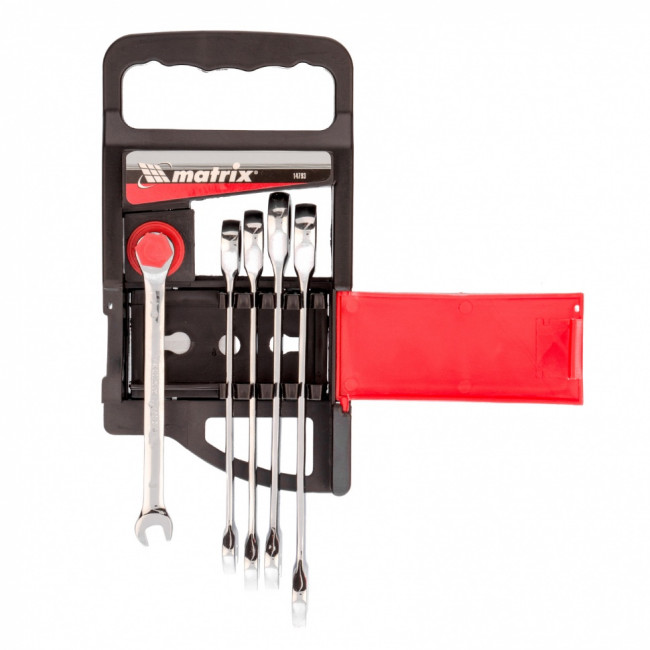 Набор ключей комбинированных, трещоточных 5 шт. Matrix ( 14793 ) Набор ключей комбинированных, трещоточных 5 шт. Matrix ( 14793 )