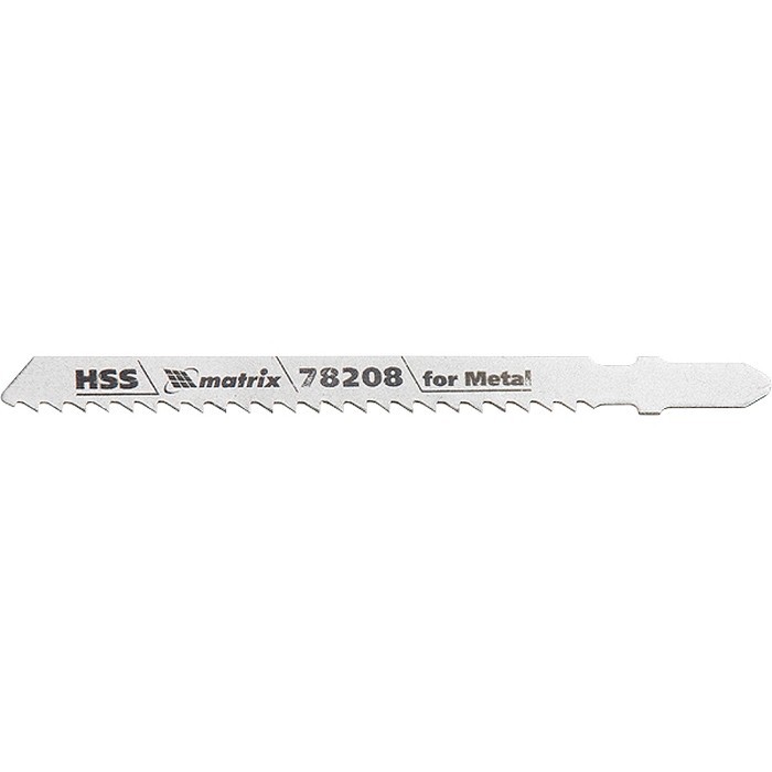 Полотна для электролобзика по металлу, 3 шт, T127D, 75 х 3 мм, HSS Matrix Professional, ( 78208 )