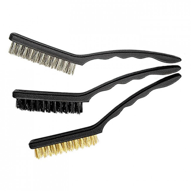 Набор щеток, 3 шт, металлические с пластмассовой ручкой, большие Matrix, ( 74863 ) Набор щеток, 3 шт, металлические с пластмассовой ручкой, большие Matrix, ( 74863 )