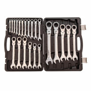 Набор ключей комбинированных, трещоточных шарнирных 22 шт. Matrix ( 14800 ) Набор ключей комбинированных, трещоточных шарнирных 22 шт. Matrix ( 14800 )