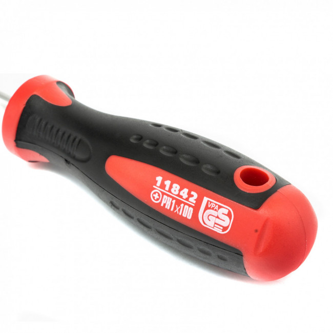 Отвертка Profi, PH1 х 100 мм, S2, двухкомпонентная рукоятка Matrix, ( 11842 ) Отвертка Profi, PH1 х 100 мм, S2, двухкомпонентная рукоятка Matrix, ( 11842 )