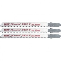 Полотна для электролобзика по дереву, 3 шт, T101BF, 75 x 2,5 мм, Bimetal Matrix Professional, ( 78211 )