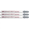 Полотна для электролобзика по дереву, 3 шт, T101BF, 75 x 2,5 мм, Bimetal Matrix Professional, ( 78211 )