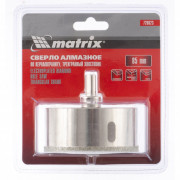 Сверло алмазное по керамограниту, 85 х 67 мм, трехгранный хвостовик Matrix, ( 726823 ) Сверло алмазное по керамограниту, 85 х 67 мм, трехгранный хвостовик Matrix, ( 726823 )