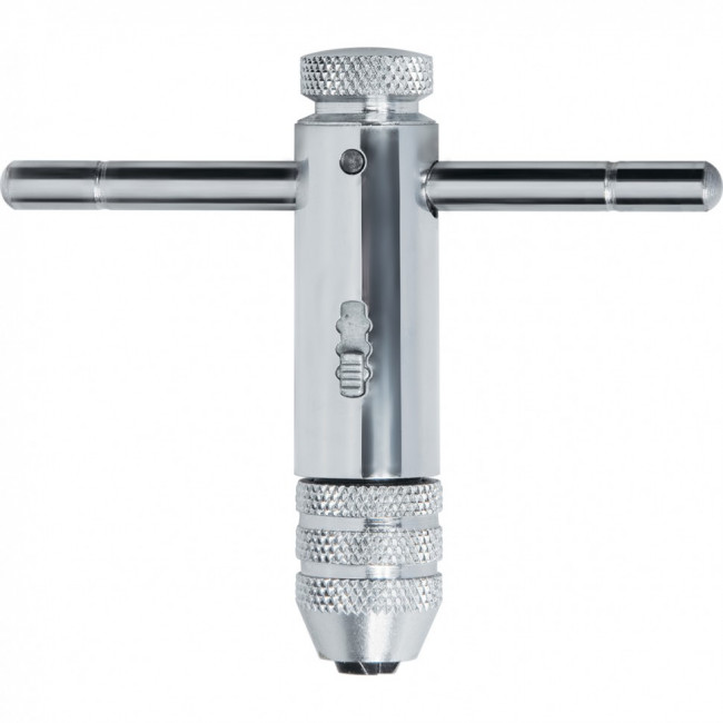 Вороток для метчиков М5-М12, хромированный, с трещоткой Matrix, ( 76907 ) Вороток для метчиков М5-М12, хромированный, с трещоткой Matrix, ( 76907 )