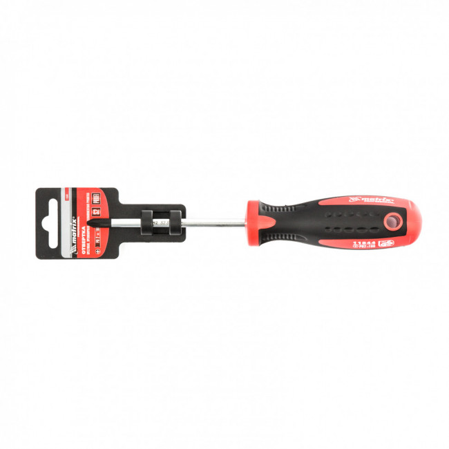 Отвертка Profi, PH2 х 100 мм, S2, двухкомпонентная рукоятка Matrix, ( 11844 ) Отвертка Profi, PH2 х 100 мм, S2, двухкомпонентная рукоятка Matrix, ( 11844 )