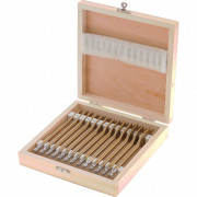 Набор сверл перовых по дереву, 6-8-10-12-13-14-16-18-19-20-22-24-25 мм, 13 шт, деревянный кейс Matrix, ( 70442 ) Набор сверл перовых по дереву, 6-8-10-12-13-14-16-18-19-20-22-24-25 мм, 13 шт, деревянный кейс Matrix, ( 70442 )