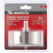 Сверло алмазное по керамограниту, 95 х 67 мм, трехгранный хвостовик Matrix, ( 726863 ) Сверло алмазное по керамограниту, 95 х 67 мм, трехгранный хвостовик Matrix, ( 726863 )