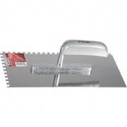 Гладилка из нержавеющей стали, 280 х 130 мм, деревянная ручка, зуб 6 х 6 мм Matrix, ( 86737 ) Гладилка из нержавеющей стали, 280 х 130 мм, деревянная ручка, зуб 6 х 6 мм Matrix, ( 86737 )