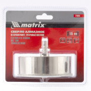 Сверло алмазное по керамограниту, 105 х 67 мм, трехгранный хвостовик Matrix, ( 726903 ) Сверло алмазное по керамограниту, 105 х 67 мм, трехгранный хвостовик Matrix, ( 726903 )