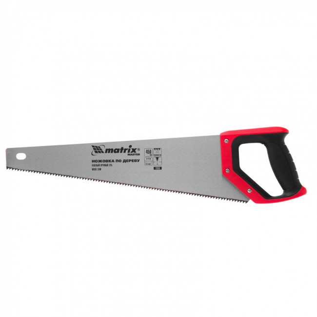 Ножовка по дереву, 500 мм, каленый зуб 3D, 11-12 TPI, трехкомпонентная рукоятка, Pro Matrix, ( 23585 ) Ножовка по дереву, 500 мм, каленый зуб 3D, 11-12 TPI, трехкомпонентная рукоятка, Pro Matrix, ( 23585 )