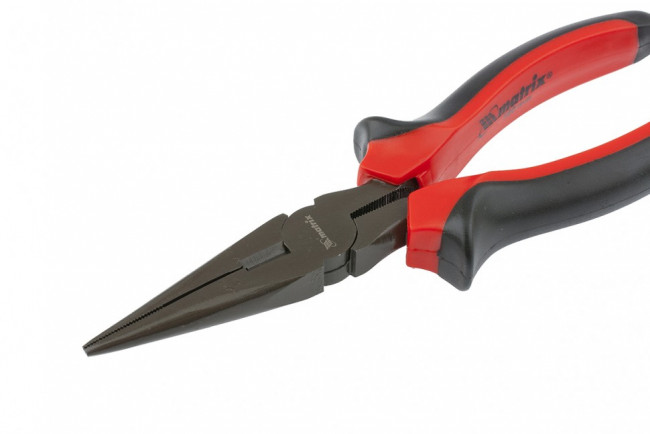 Длинногубцы прямые Black Nickel, 160 мм, двухкомпонентные рукоятки Matrix, ( 17158 ) Длинногубцы прямые Black Nickel, 160 мм, двухкомпонентные рукоятки Matrix, ( 17158 )